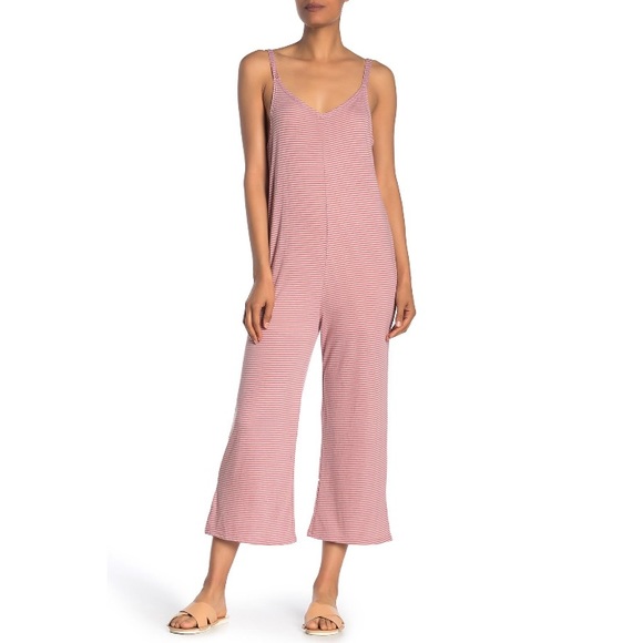 Alternative Apparel Other - Alternative Apparel Eco-Jersey Striped Jumpsuit